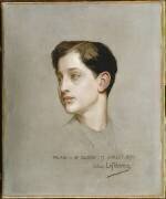 Portrait du Prince Impérial exécuté à Saint-Cloud le 27 juillet 1870. (Jules Joseph Lefebvre) - Muzeo.com