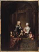 Portrait présumé de la famille Maupertuis (Robert Le Vrac de Tournières) - Muzeo.com