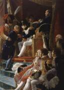 Première distribution des croix de la Légion d'Honneur en l'église des Invalides le 14 juillet 1804 (détail) (Jean-Baptiste Debret) - Muzeo.com