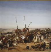 Prise de la Smala d'Abd-el-Kader par le duc d'Aumale à Taguin, le 16 mai 1843 (Horace Vernet) - Muzeo.com