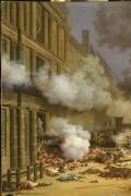 Prise du palais des Tuileries, cour du Carrousel, 10 août 1792 (détail) (Jacques Bertaux) - Muzeo.com