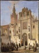 Procession à Séville (Joaquin Becquer) - Muzeo.com