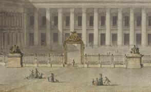 Proposition pour le Grand Projet de reconstruction du château de Versailles, côté des cours d’entrée (Jean François Heurtier) - Muzeo.com