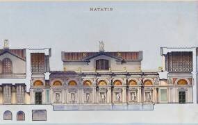 Reconstitution des Thermes de Lutèce et de l'hôtel de Cluny - planche n°14 (Camille Bernard) - Muzeo.com