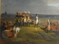 Reddition d'Ulm, 20 octobre 1805, Napoléon Ier recevant la capitulation du général Mack (détail) (René Théodore Berthon) - Muzeo.com