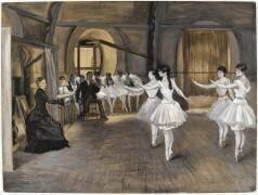 Répétition de danse (Charles Paul Renouard) - Muzeo.com