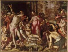 Résurrection de Lazare (Joachim Wtewael) - Muzeo.com