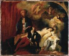 Rêves d'amour (esquisse) (Joseph Benoît Guichard) - Muzeo.com