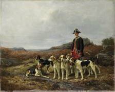 Relais de chiens de la vénerie impériale (Charles Gustave Parquet) - Muzeo.com