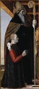 Saint Augustin et un donateur agenouillé (Ambrogio Bergognone) - Muzeo.com