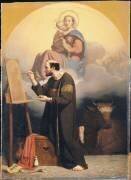 Saint Luc peignant la Vierge (Jules Claude Ziegler) - Muzeo.com