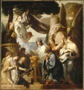 Salomon sacrifiant aux idoles (Sébastien Bourdon) - Muzeo.com