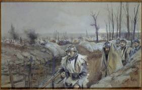 Souchez (Pas-de-Calais, Artois), 18 décembre 1915 (François Flameng) - Muzeo.com