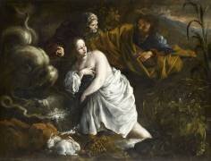 Suzanne et les vieillards (Bartolomeo Guidobono) - Muzeo.com