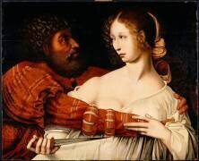 Tarquin et Lucrèce (Jan Massys (entourage de)) - Muzeo.com
