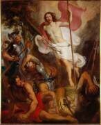 Triptyque : la Résurrection du Christ et les Portraits de la famille Van der Aa (volets) (Erasmus II Quellinus) - Muzeo.com