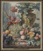 Vase, fleurs et fruits (Jan van Huysum) - Muzeo.com