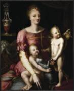 Vierge à l'Enfant avec saint Jean-Baptiste (Luca Penni) - Muzeo.com