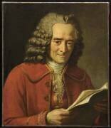 Voltaire lisant l'Année Littéraire de Fréron (Jacques-Augustin-Catherine...) - Muzeo.com