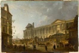 Vue de la colonnade du Louvre (Pierre-Antoine Demachy) - Muzeo.com