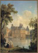 Vue de la cour de la Fontaine.. (Jean Charles Joseph Remond) - Muzeo.com