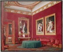 Vue de la salle du conseil des ministres au palais des Tuileries (Jean-Baptiste Fortuné de...) - Muzeo.com