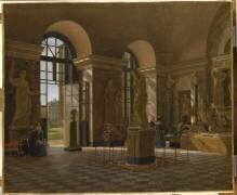 Vue de l'ancienne salle du Tibre (Joseph Warlencourt) - Muzeo.com
