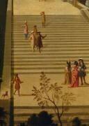 Vue de l'Orangerie, des escaliers des Cent-Marches et du château de Versailles vers 1695 (Jean-Baptiste Martin l'Ancien) - Muzeo.com