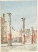 Vue des ruines de Pompéi (Désiré-Auguste Ghesquier) - Muzeo.com