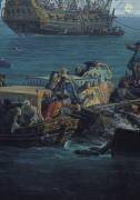 Vue du Golfe de Bandol, pêche au thon (détail) (Joseph Vernet) - Muzeo.com