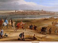 Vue du siège de Dôle le 14 février 1668 (Adam Frans van der Meulen) - Muzeo.com