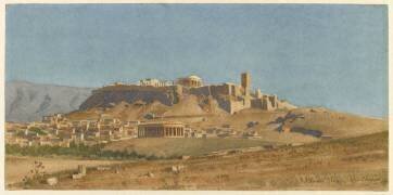 Vue générale de l'Acropole d'Athènes (Constant Moyaux) - Muzeo.com