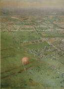Vue générale de Paris, prise de l'Observatoire, en ballon (Victor Navlet) - Muzeo.com