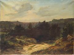 Vue prise aux environs des aqueducs de Buc (Eugène Viollet-Le-Duc) - Muzeo.com
