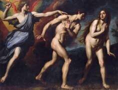 Adam et Eve chassés du paradis (Ottavio Vannini) - Muzeo.com