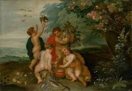 Allégorie des quatre éléments (Jan Brueghel l'Ancien) - Muzeo.com