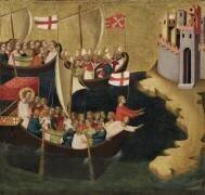 Arrivée de Sainte Ursule à Cologne (Bernardo Daddi) - Muzeo.com
