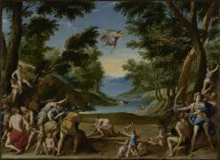 Cupidon et Pan (Federico Zuccari) - Muzeo.com