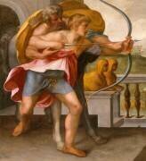 Education d'Hercule : Hercule archer (Achille et Chiron). (Toussaint Dubreuil) - Muzeo.com