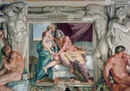 Fresque de Jupiter et Junon (Annibale Carracci) - Muzeo.com