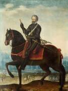 Henri IV en armure devant une ville (Martin Le Bourgeois) - Muzeo.com