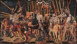 La Bataille San Romano (la contre attaque de Micheletto da Cotignola) (Paolo Uccello) - Muzeo.com