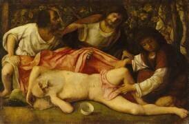 La dérision de Noé ou L'ivresse de Noe (Giovanni Bellini) - Muzeo.com