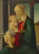 La Madone et l'enfant (Sandro Botticelli) - Muzeo.com