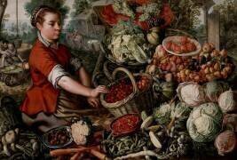 La Pourvoyeuse de légumes (Joachim Bueckelaer) - Muzeo.com