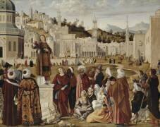 La Prédication de saint Etienne à Jérusalem (Vittore Carpaccio) - Muzeo.com