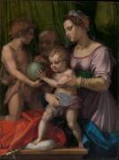 La Sainte Famille avec le jeune saint Jean-Baptiste (Andrea del Sarto) - Muzeo.com