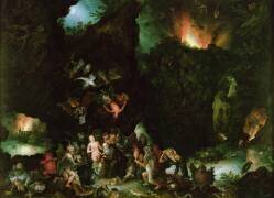 La Tentation de Saint Antoine - L'enfer (Jan Brueghel l'Ancien) - Muzeo.com