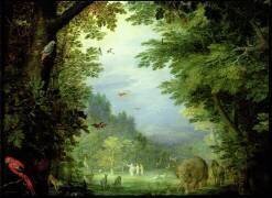 La Terre ou le Paradis terrestre (Jan Brueghel l'Ancien) - Muzeo.com