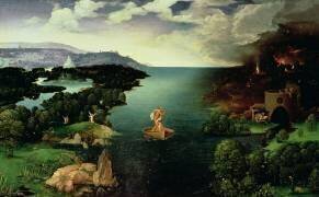 La Traversée du Monde Souterrain (Joachim Patinir) - Muzeo.com